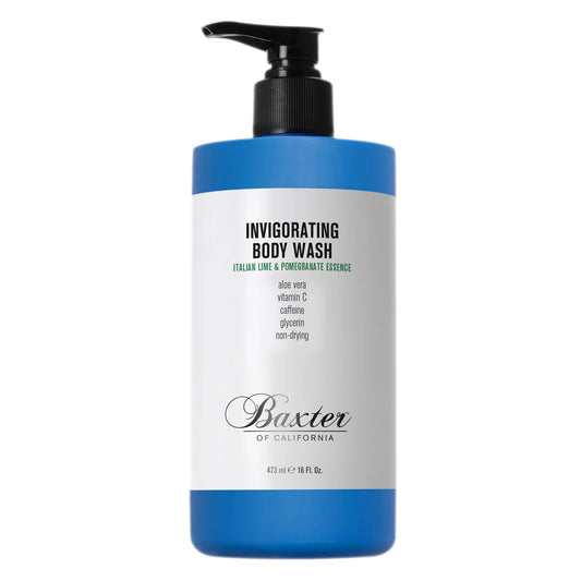 BAXTER OF CALIFORNIA INVIGORATING BODY WASH- ITALIAN LIME AND POMEGRANATE 473mL - Blackwood Barbers