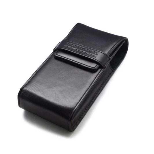 TRUEFITT & HILL COLOGNE LEATHER TRAVEL HOLDER – BLACK