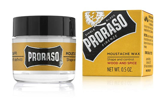 PRORASO WOOD & SPICE MOUSTACHE WAX 15mL