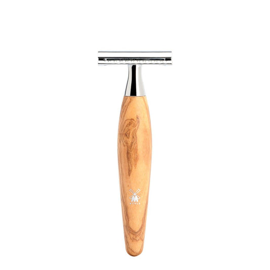 MUHLE R870SR SAFETY RAZOR - OLIVE WOOD - Blackwood Barbers