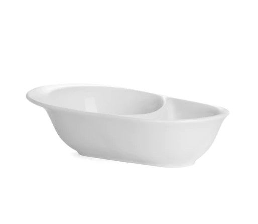 MUHLE SHAVING BOWL WITH WATER CONTAINER- WHITE - Blackwood Barbers