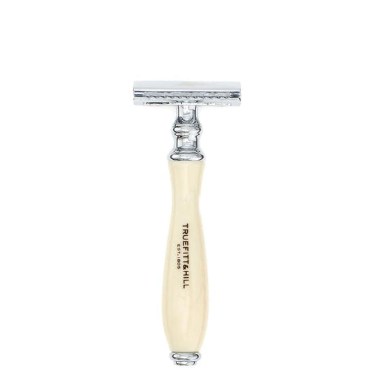 TRUEFITT & HILL WELLINGTON RAZOR – DOUBLE EDGE SAFETY RAZOR - IVORY