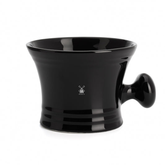 MUHLE SHAVING MUG- BLACK PORCELAIN - Blackwood Barbers