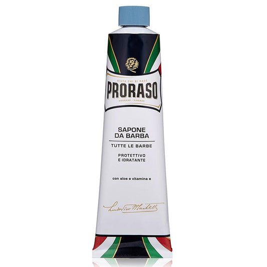 PRORASO SHAVING CREAM TUBE- ALOE VERA & VITAMIN E PROTECT - Blackwood Barbers