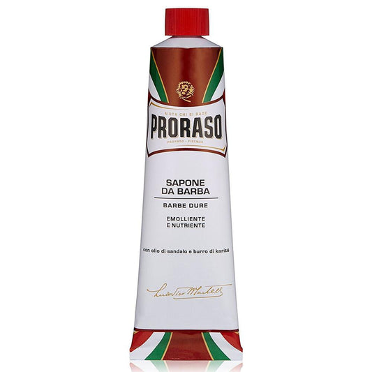 PRORASO SHAVING CREAM TUBE- SANDALWOOD AND SHEA BUTTER NOURISH - Blackwood Barbers