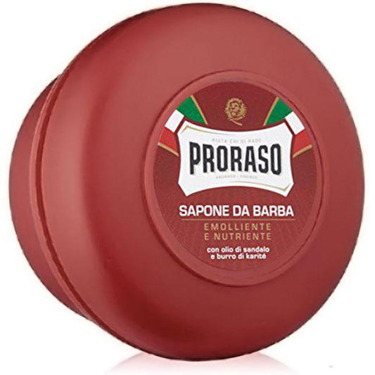 PRORASO SHAVING SOAP- SANDALWOOD AND SHEA BUTTER NOURISH - Blackwood Barbers