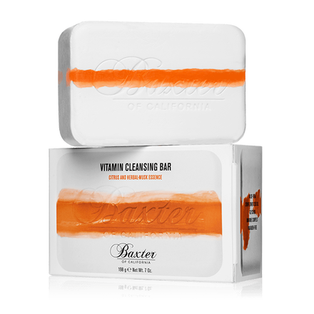 BAXTER OF CALIFORNIA VITAMIN CLEANSING BAR WITH CITRUS & HERBAL MUSK - Blackwood Barbers