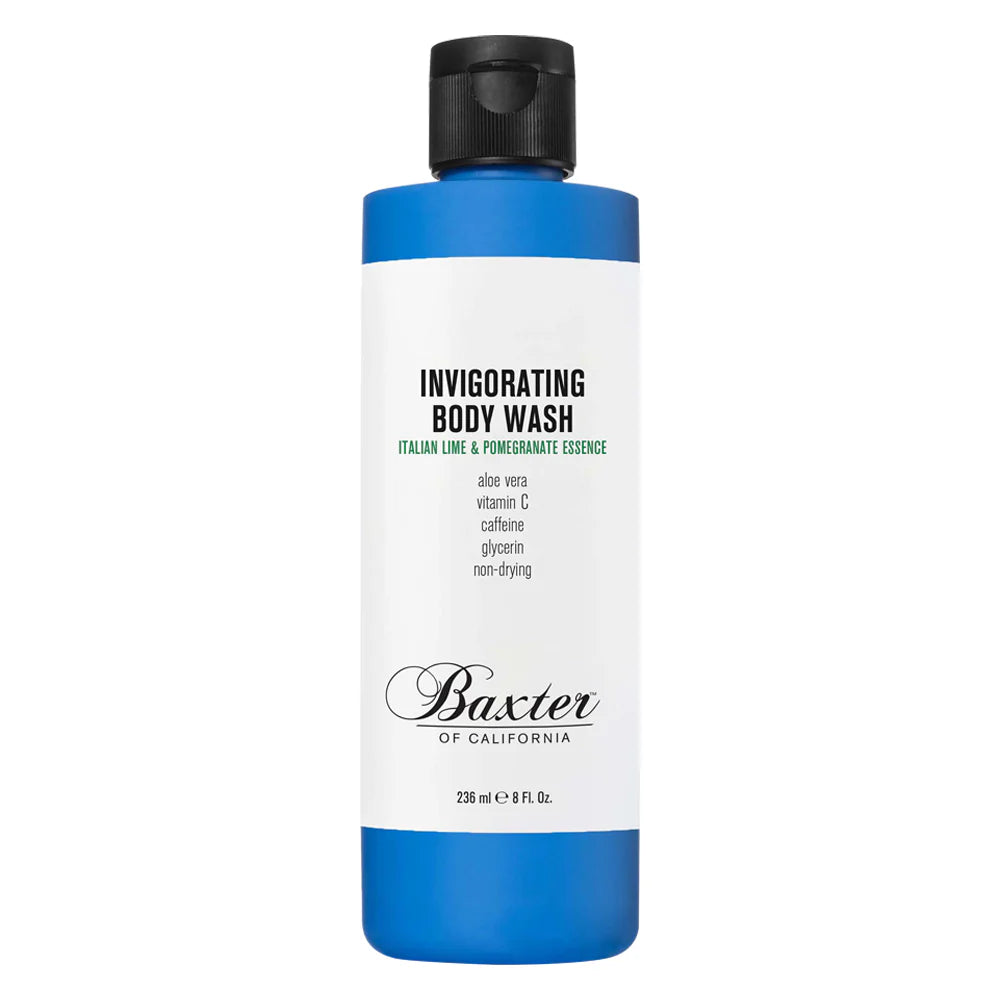 BAXTER OF CALIFORNIA INVIGORATING BODY WASH- ITALIAN LIME AND POMEGRANATE 236mL