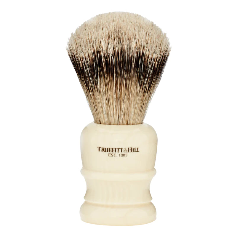 TRUEFITT & HILL WELLINGTON SUPER BAGER SHAVING BRUSH - IVORY