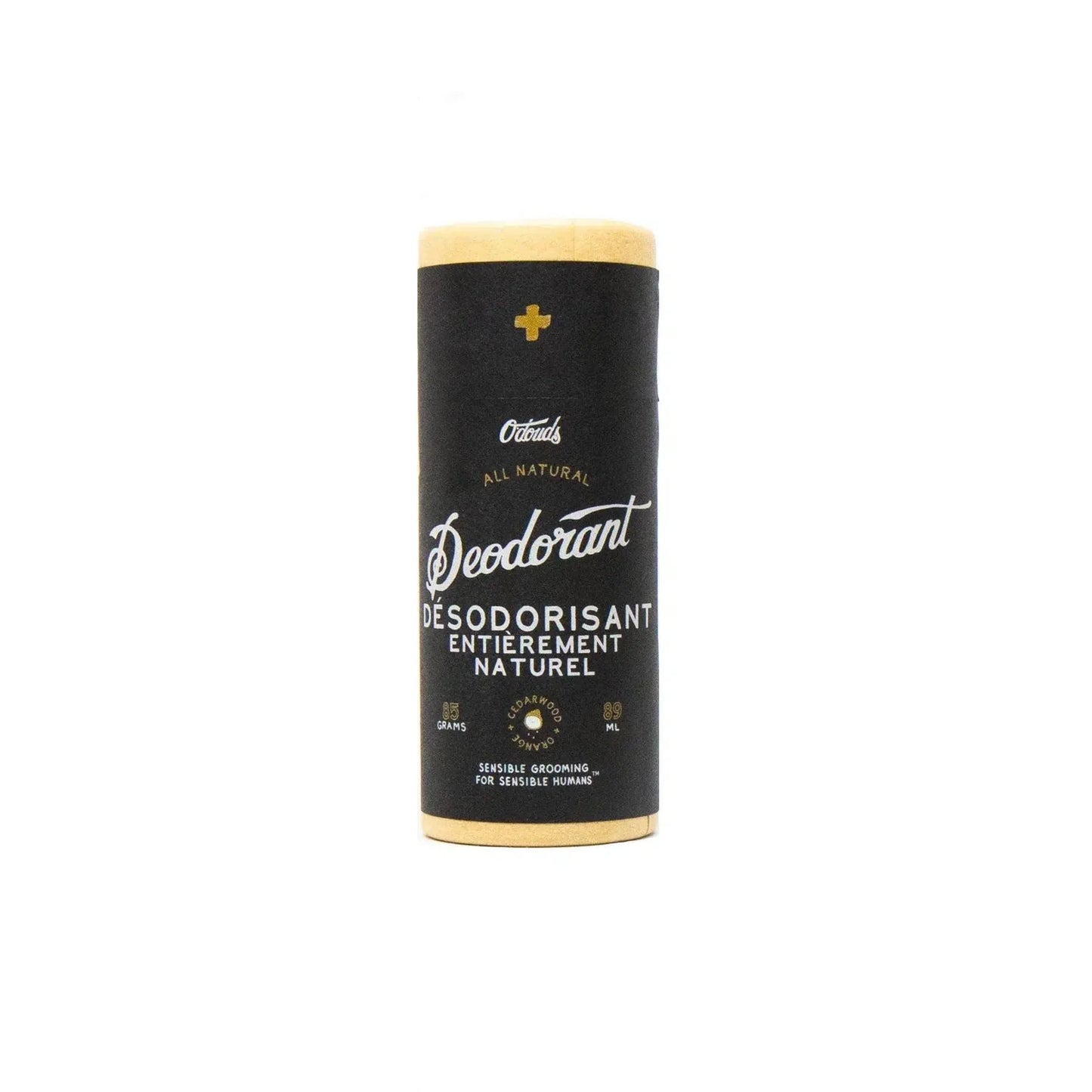 O'DOUDS DEODORANT- CEDARWOOD & ORANGE 85g