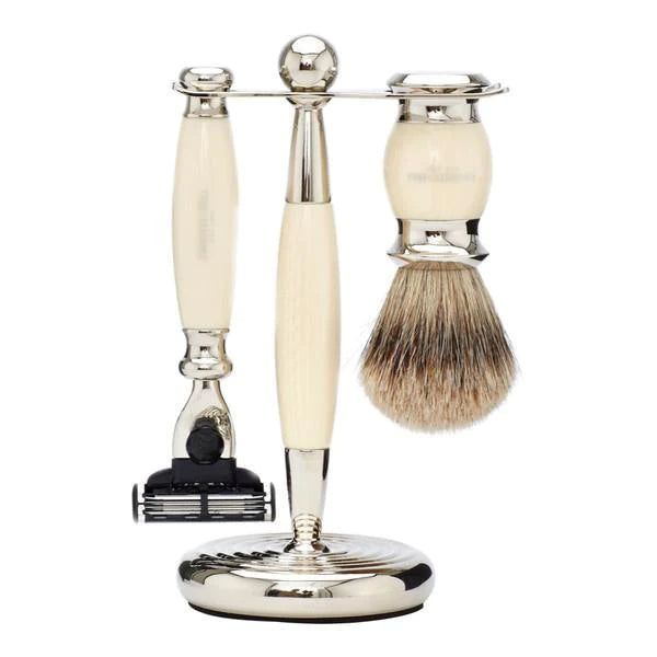 Truefitt & Hill Edwardian Collection Shaving Set – Mach 3 - Ivory