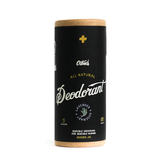 O'DOUDS DEODORANT- LAVENDER & ROSEMARY 85g