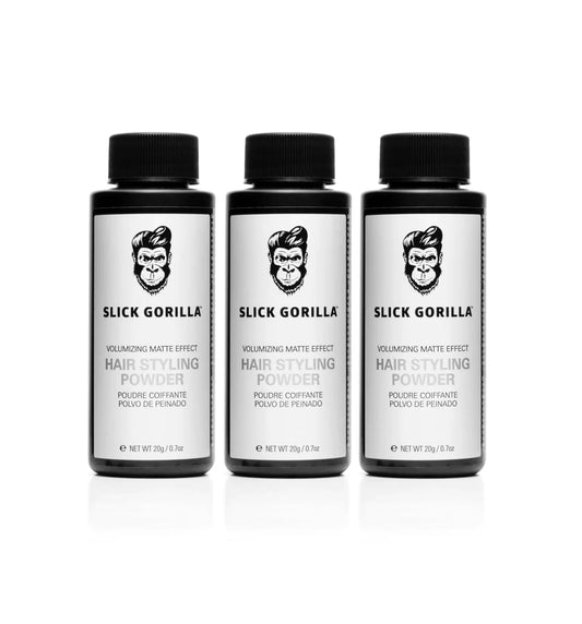 SLICK GORILLA STYLING POWDER TRIPLE PACK