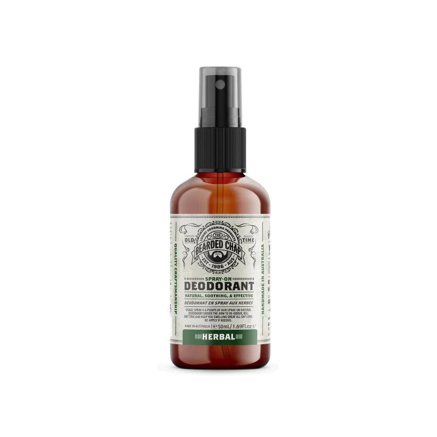 THE BEARDED CHAP HERBAL SPRAY-ON DEODORANT - Blackwood Barbers