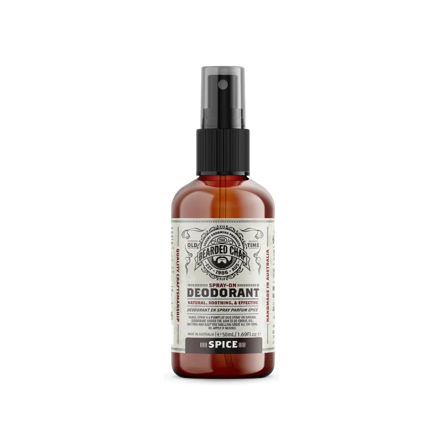 THE BEARDED CHAP SPICE SPRAY-ON DEODORANT - Blackwood Barbers