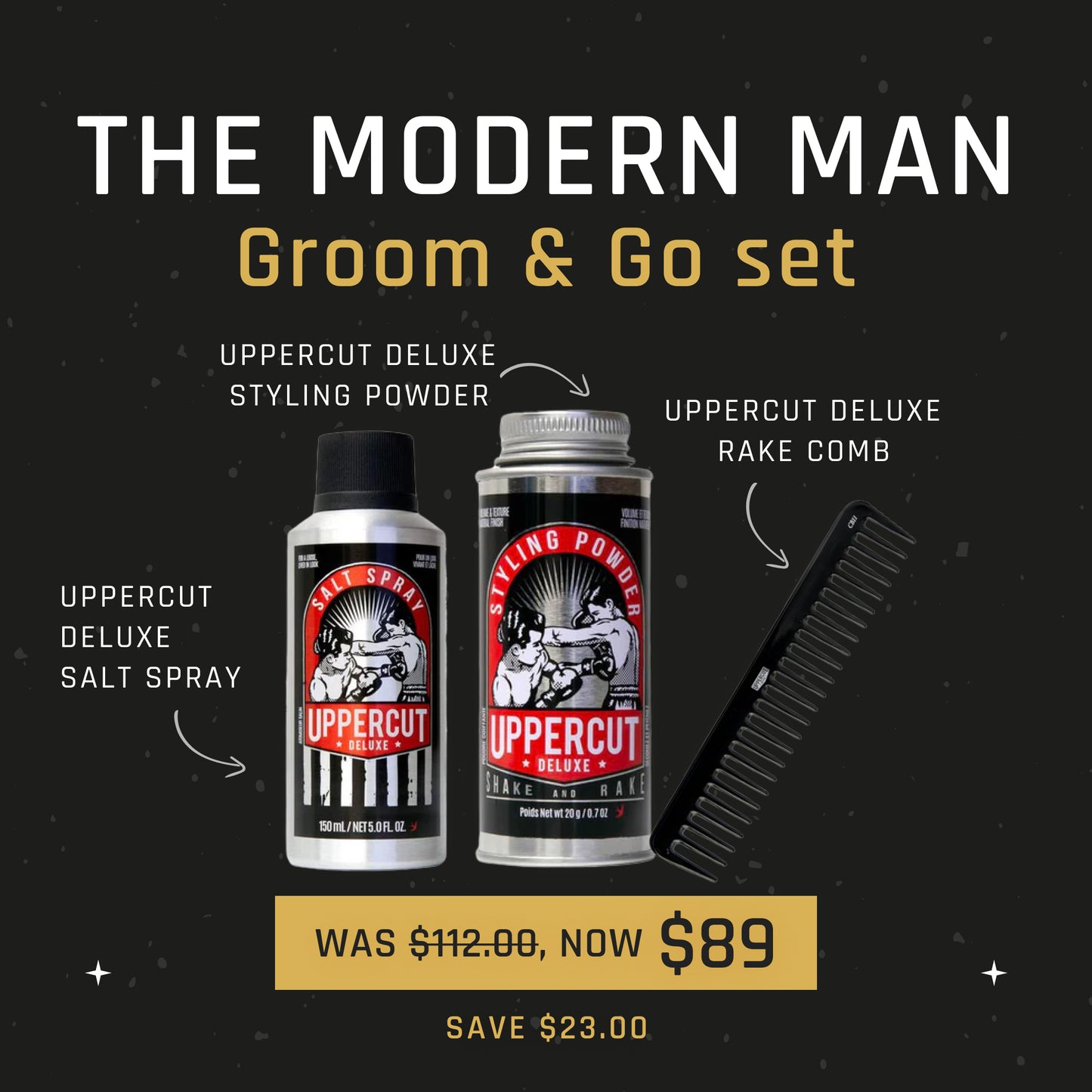 The Modern Man Groom & Go Kit