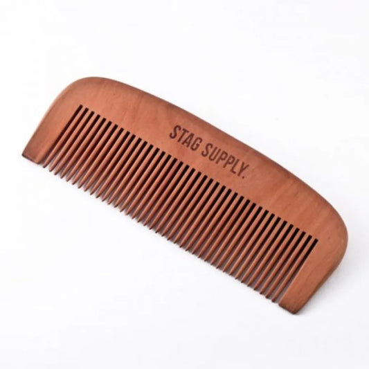 STAG SUPPLY WOODEN BEARD COMB