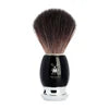 MUHLE VIVO SAFETY RAZOR & SHAVING BRUSH 4-PIECE SET BLACK RESIN