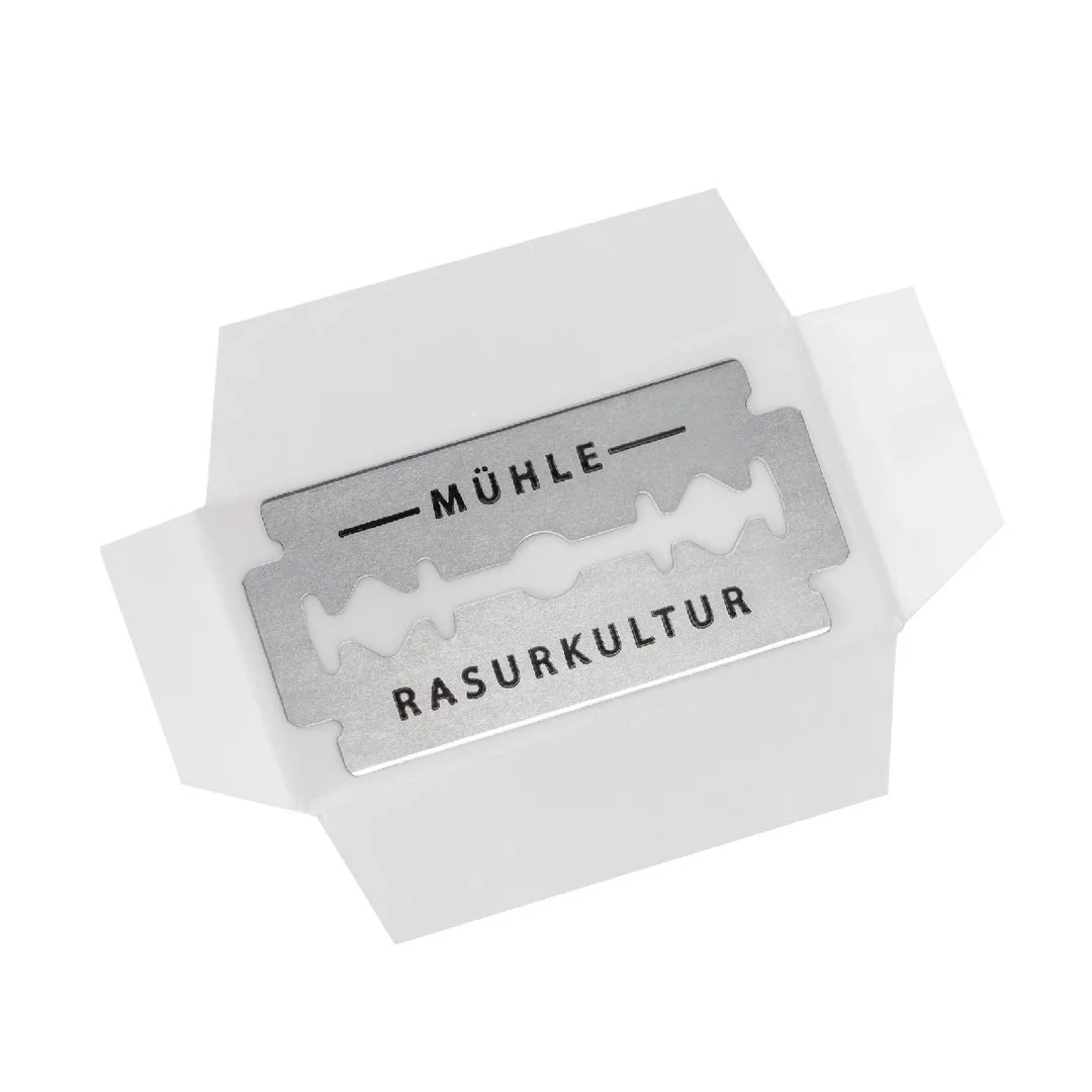 MUHLE STAINLESS STEEL DOUBLE EDGE BLADES (10) - Blackwood Barbers