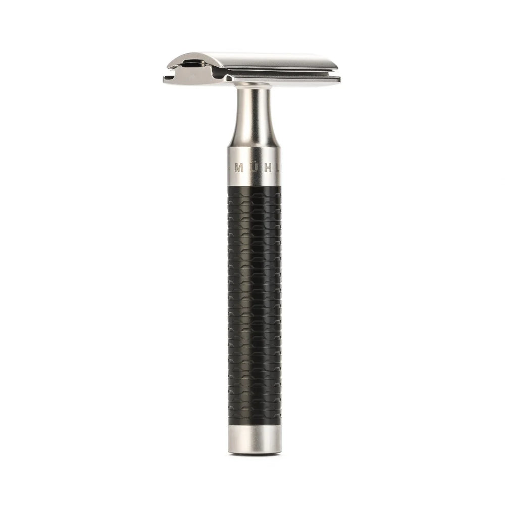 MÜHLE ROCCA STAINLESS STEEL & BLACK SAFETY RAZOR