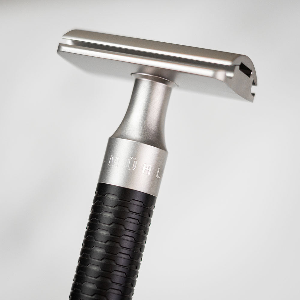 MÜHLE ROCCA STAINLESS STEEL & BLACK SAFETY RAZOR