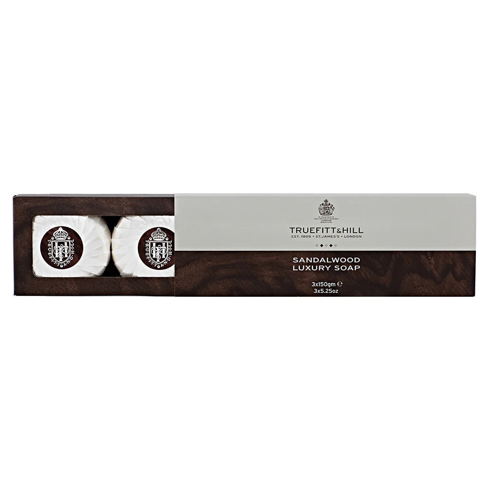 TRUEFITT & HILL TRIPLE SOAP- SANDALWOOD