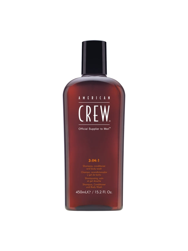 AMERICAN CREW 3-IN-1 SHAMPOO, CONDITIONER AND BODY WASH - Blackwood Barbers