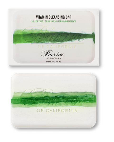 BAXTER OF CALIFORNIA VITAMIN CLEANSING BAR WITH ITALIAN LIME AND POMEGRANATE - Blackwood Barbers